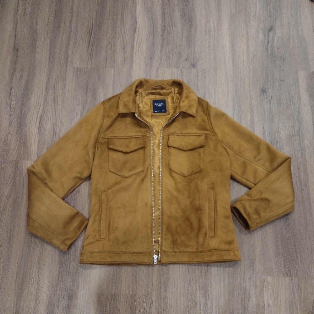Abercrombie & Fitch Vegan Suede Jacket